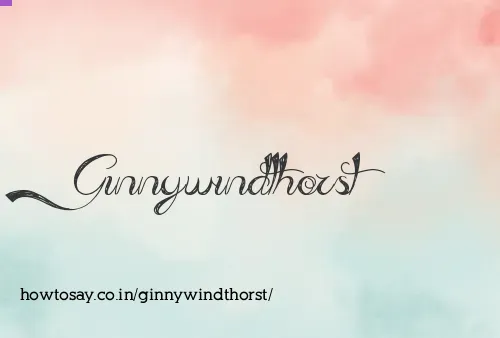 Ginnywindthorst