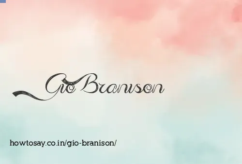 Gio Branison