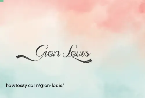 Gion Louis