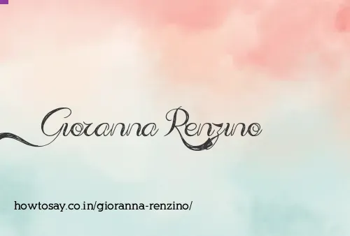 Gioranna Renzino