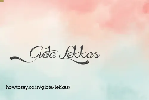 Giota Lekkas