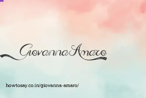 Giovanna Amaro