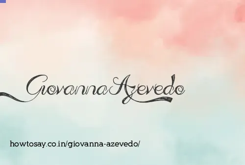 Giovanna Azevedo
