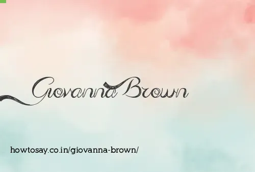 Giovanna Brown