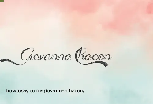 Giovanna Chacon