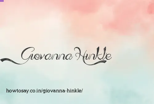 Giovanna Hinkle
