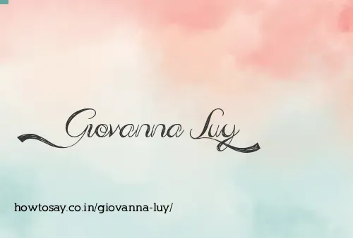 Giovanna Luy