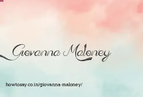 Giovanna Maloney
