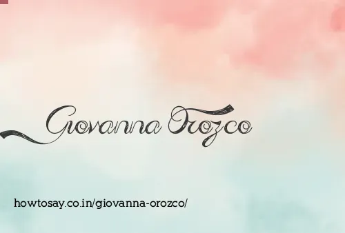Giovanna Orozco