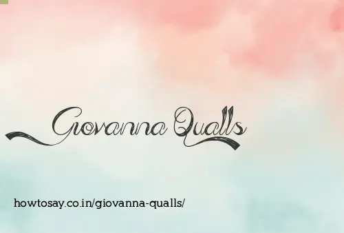 Giovanna Qualls