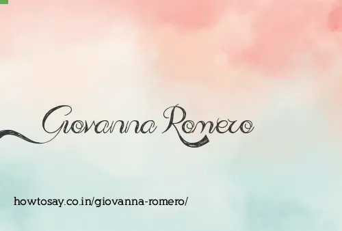Giovanna Romero