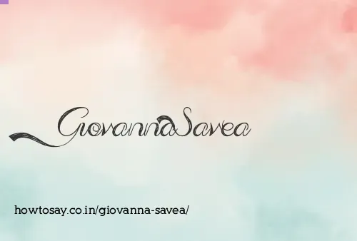 Giovanna Savea