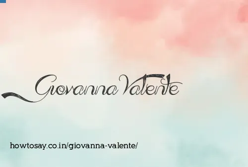 Giovanna Valente