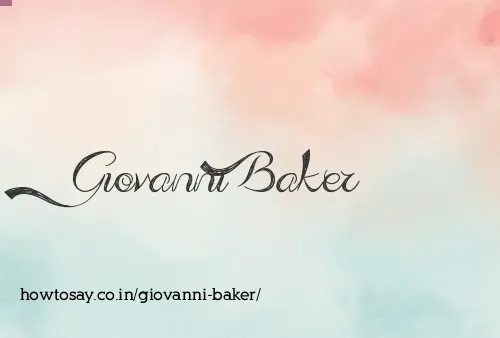 Giovanni Baker