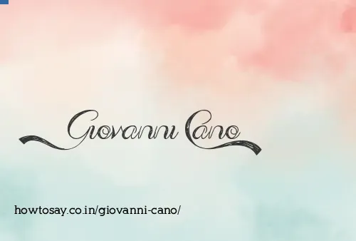 Giovanni Cano