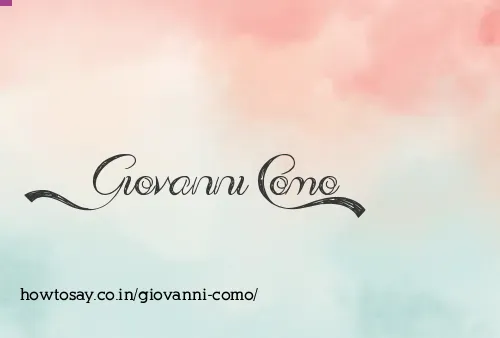 Giovanni Como