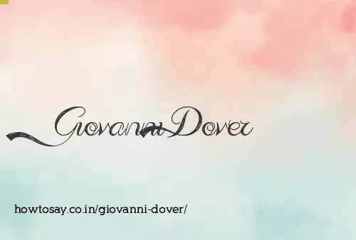 Giovanni Dover