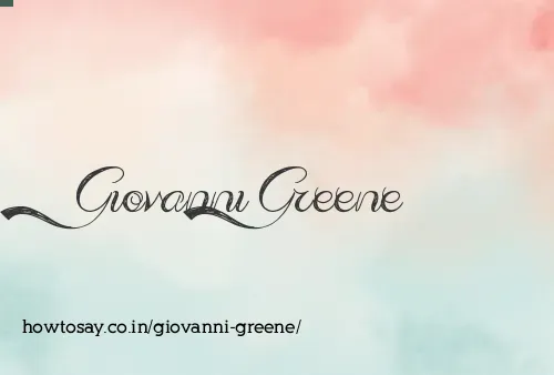 Giovanni Greene