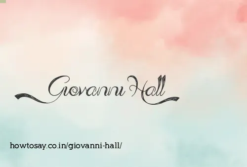 Giovanni Hall