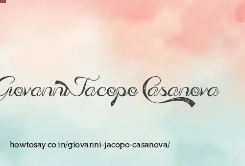 Giovanni Jacopo Casanova