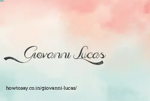 Giovanni Lucas