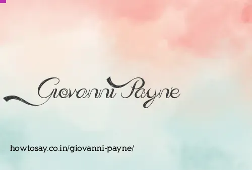 Giovanni Payne