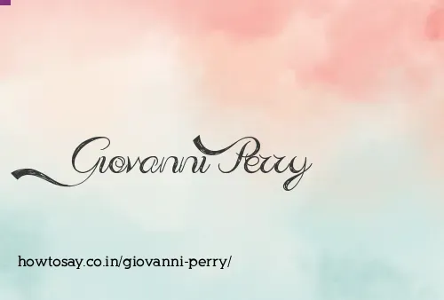 Giovanni Perry