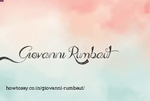Giovanni Rumbaut