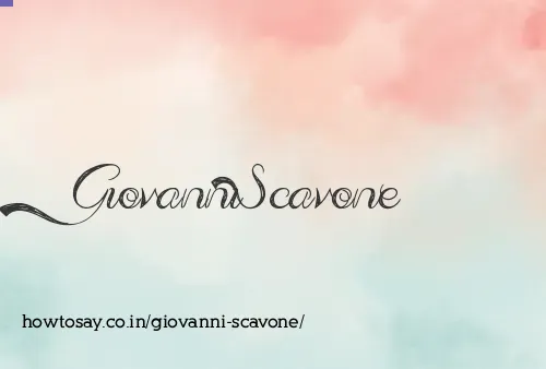 Giovanni Scavone