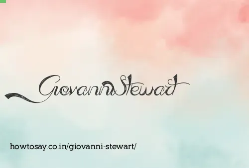 Giovanni Stewart