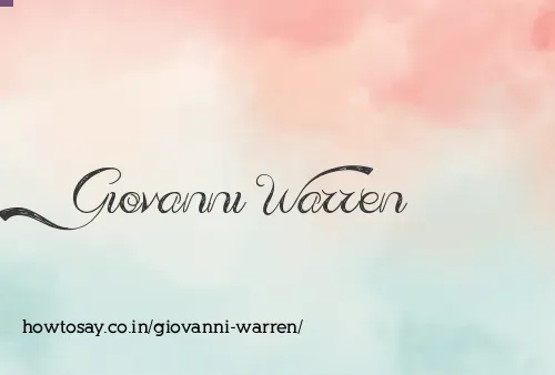 Giovanni Warren