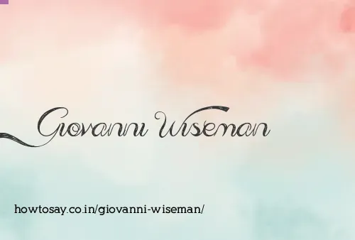 Giovanni Wiseman