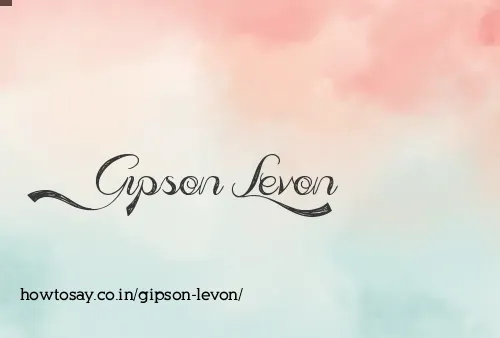 Gipson Levon