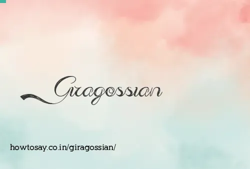 Giragossian
