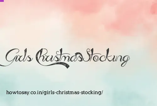 Girls Christmas Stocking