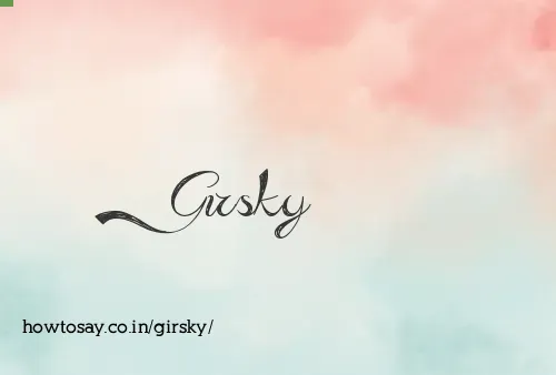 Girsky