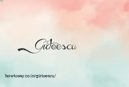 Girtoescu