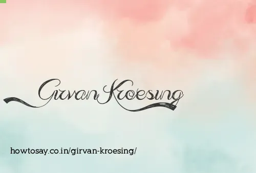 Girvan Kroesing