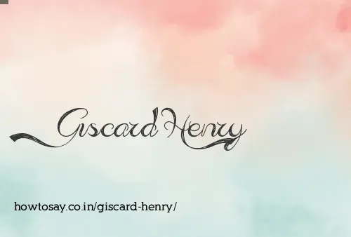 Giscard Henry