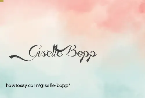 Giselle Bopp