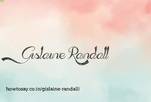 Gislaine Randall