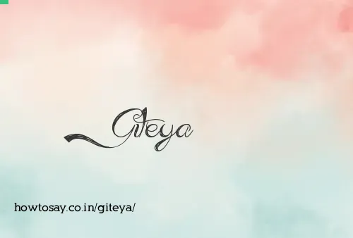 Giteya