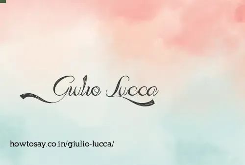 Giulio Lucca