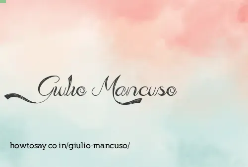 Giulio Mancuso