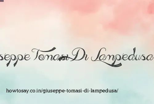 Giuseppe Tomasi Di Lampedusa