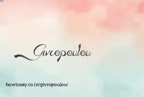 Givropoulou