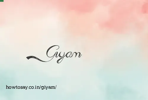 Giyam