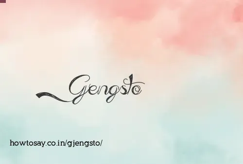 Gjengsto