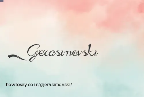 Gjerasimovski