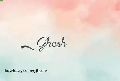 Gjhosh